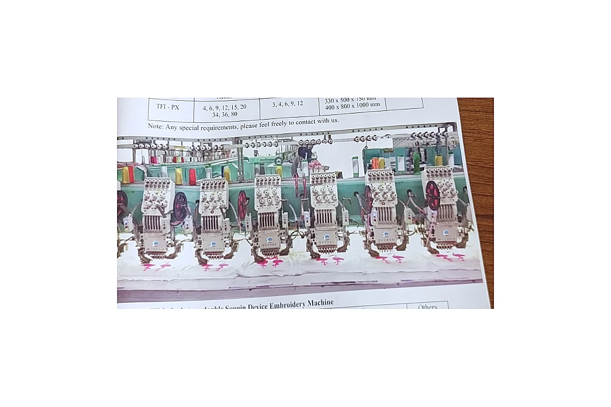 Flat Double-Sequin Device Embroidery Machine supplied by M/S Babu Enterprise